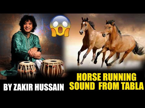 Zakir Hussain Horse Running Tabla Performance | INSANE TABLA SKILLS | #musicofindia