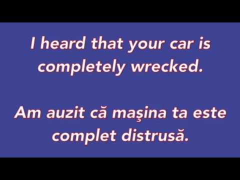 Învatā limba Englezā. Lectia. 92. Propoziţii secundare cu că 2.