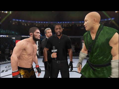 UFC 4 - Khabib vs. Shaolin Monkey - Eagle Fights 🦅