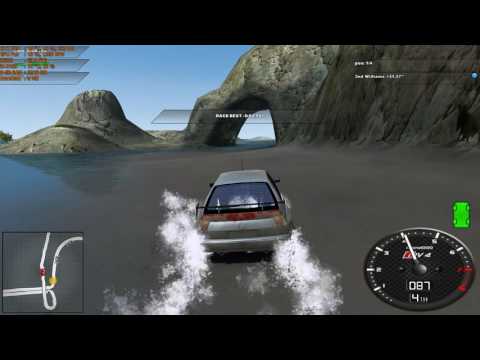 Cross Racing Championship Walkthrough Part 37 - "Beach Riders Cup 500"