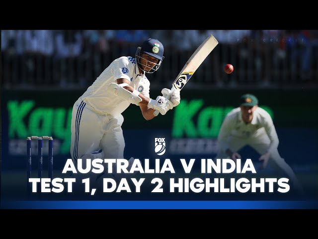 Australia v India – First Test, Day 2 Highlights I 23/11/24 I Fox Cricket