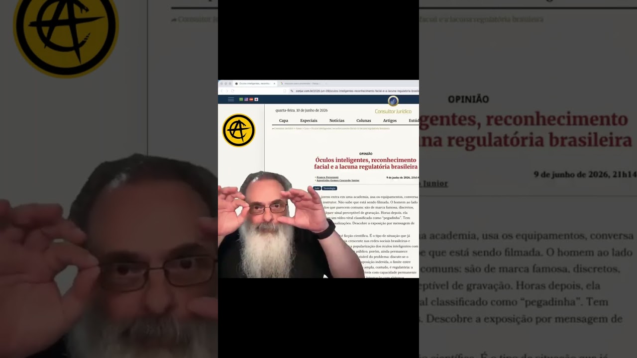 ÓCULOS INTELIGENTES geram NOVOS PROBLEMAS para a PRIVACIDADE das PESSOAS