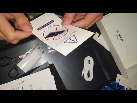 Unboxing CUBOT P20 4G Phablet from GearBest - TWILIGHT BLACK-