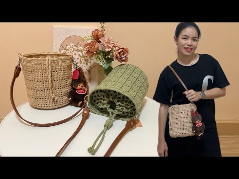 EP.158 The square framed bucket and the mesh closure of the bag.