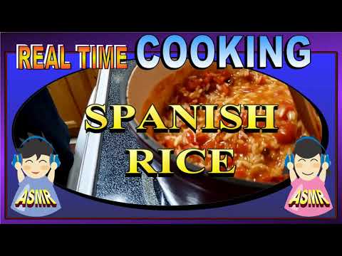 How to Prepare Zatarain's Spanish Rice ASMR | No Talking | Cutting Vegetables | Real-Time Cooking