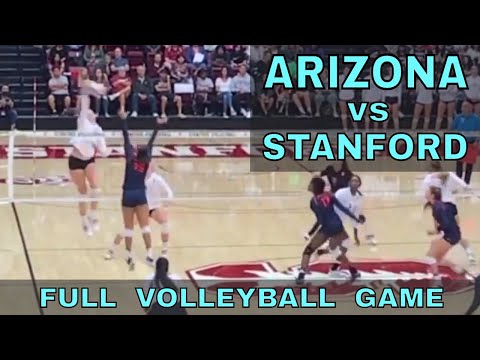 Stanford vs Arizona Women's Volleyball FULL GAME (9/29/17)