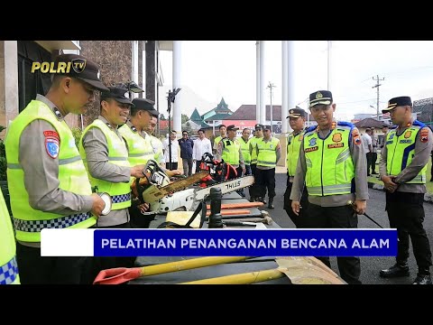 POLRES WONOSOBO LATIHAN KESIAPAN ANTISIPASI POTENSI BENCANA ALAM