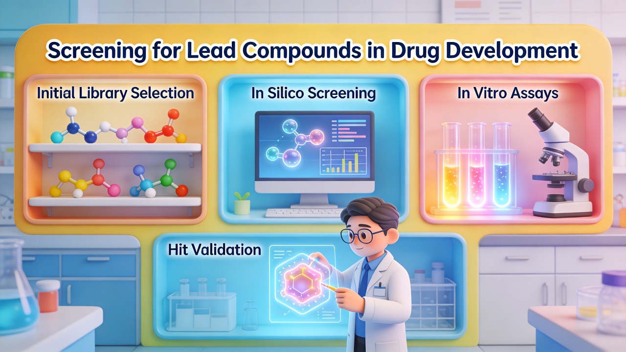 Screening for Lead Compounds in Drug Development (13 Minutes)