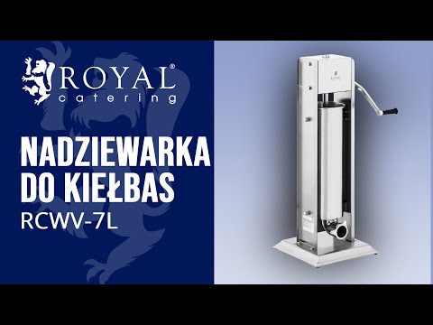 Video - Nadziewarka do kiełbas - 7 l - pionowa