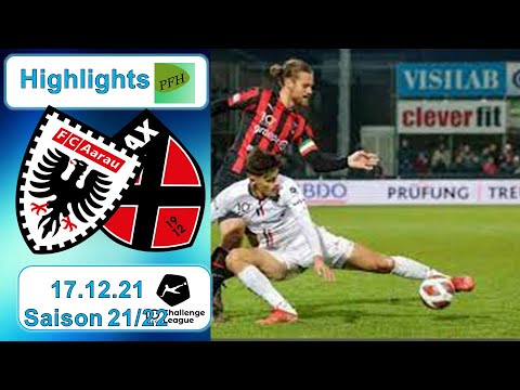 Highlights: FC Aarau vs Neuchatel Xamax FCS (17.12.21)