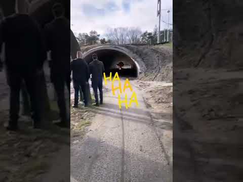 Das passiert wenn man eine kugelbombe in einem Tunnel zündet