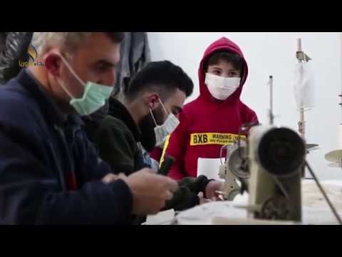 مشغل خياطة في إدلب يبدأ بتصنيع الكمامات لتخفيض أسعارها