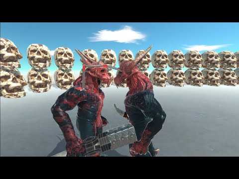 Kozarog The Demon Weaponized VS all Units Animal Revolt Battle Simulator