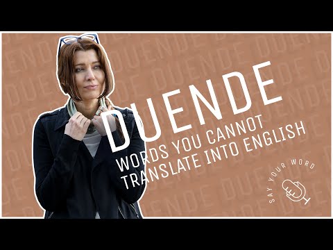 #DUENDE; WORDS YOU CANNOT TRANSLATE INTO ENGLISH / by ELIF SHAFAK