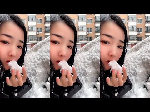 REAL SNOW EATING / WHITE ICE / ICE EATING