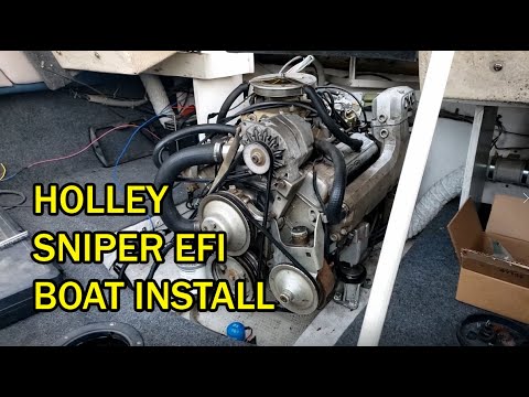 Installing Holley Sniper EFI on a Boat