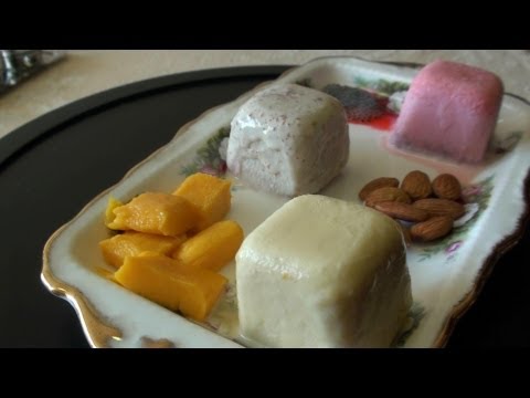 Quick Kulfi (Popsicle) Recipe - Mango, Rose-Falooda & Almond (Badam )