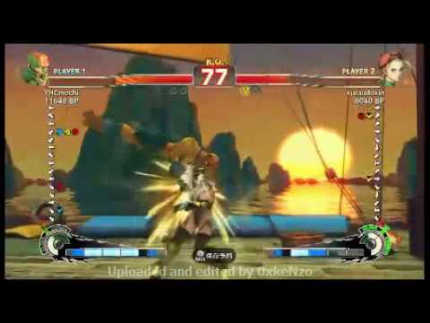 Super Street Fighter 4 YHCmachi (Dhalsim) vs Kuraudokin (Cammy) 08.08.2010 Part 2