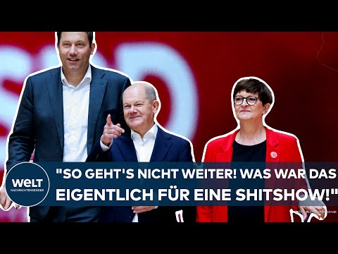 DEUTSCHLAND: SPD-Beben! "So geht's nicht weiter! Was war das eigentlich für eine Shitshow!"