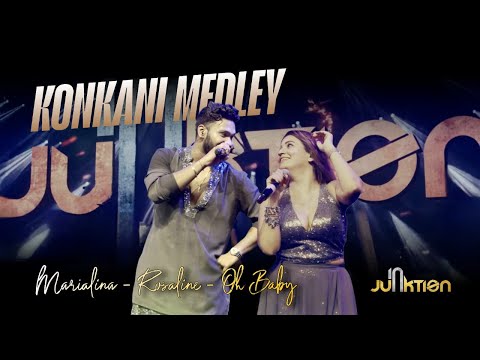 Marialina | Rosaline | Baby I Love You So - Medley (Bonderam 2025 Live) New Konkani Mashup