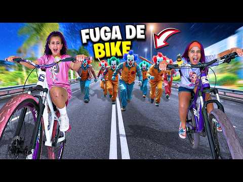 WE WERE CHASED BY CLOWNS RIKING BIKES!