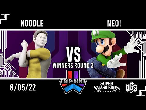 Tripoint Smash154  -  Winners Round 3  -  NOODLE(Wii Fit Trainer) Vs. NEO!(Luigi)