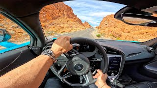 McLaren 750s POV *  Las Vegas Motor Speedway & Valley of Fire