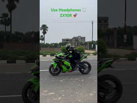 Kawasaki Zx10r with Arrow Exhaust 🔥 | Downshift Sound | #zx10r #shorts