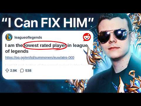 Challenger Coaches the LOWEST RANKED Player in League of Legends