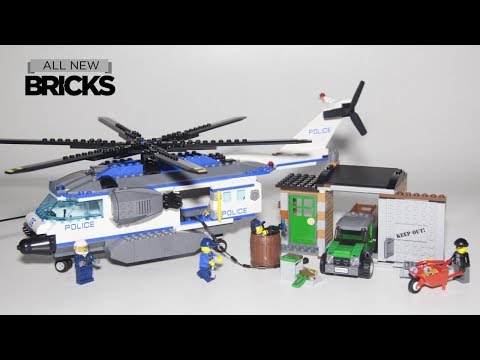 Vidéo LEGO City 60046 : L'intervention de l'hélicoptère en forêt