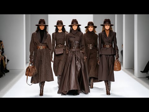 Max Mara Fall/Winter 2025/26 | Chic Chocolate Tones with Classic Black Accents for Women 40+