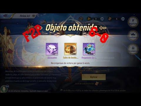 PVP Melee Mundo Submarino Ganando 6-0 como F2P - Saint Seiya Awakening Kotz