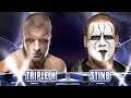 Triple H vs. Sting - Fantasy Match-Up - YouTube