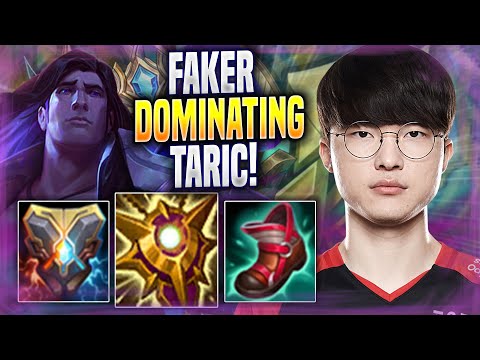 FAKER DOMINATING WITH TARIC! - T1 Faker Plays Taric TOP vs Jax! | Season 2022