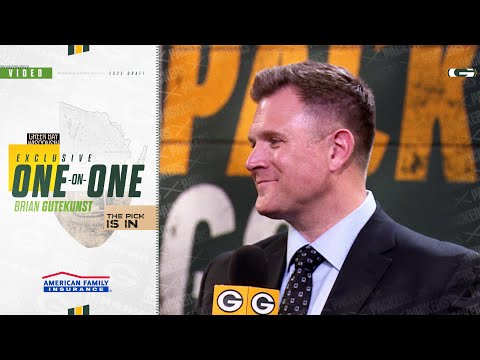 Brian Gutekunst on 2025 NFL Draft atmosphere, selection of WR Matthew Golden
