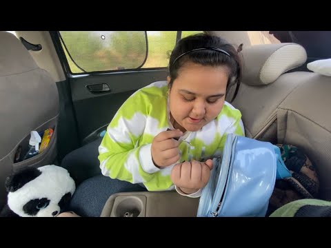 BEECH SAFAR MEIN AARNA KO CAR KE UNDER NAIL PAINT LAGANA HAI | VLOG - 145