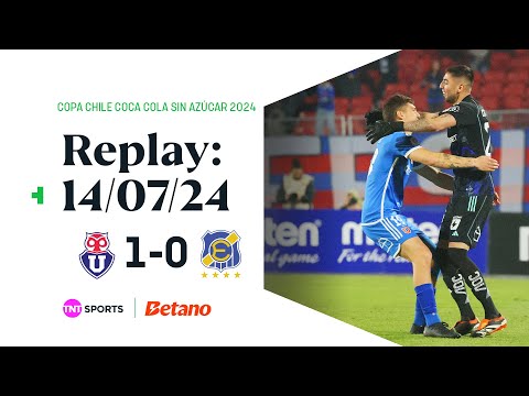 TNT Sports Replay | U. de Chile (4) 1-0 (3) Everton | Copa Chile Coca-Cola Sin Azúcar 2024 | 14/07