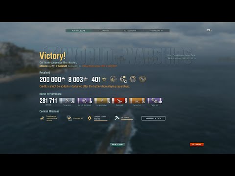 Hannover World of Warships (WOWS) Ranked Gameplay-Secondary Monster