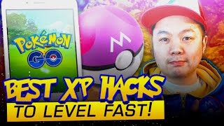 Pokemon Go: BEST XP HACKS TO LEVEL FAST & GET 1000+ CP POKEMON! LUCKY EGG OP! (10K Egg Hatch)