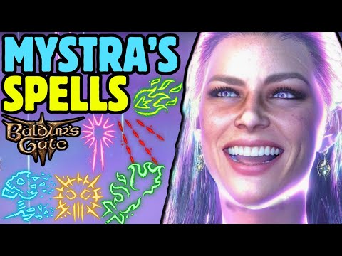 ALL SPELLS in Mystra's Spells 5e MOD Showcase - Baldur's Gate 3