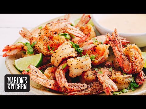Szechuan Peppercorn Spiced Salt Prawns with a Crispy Rice Flour Coating