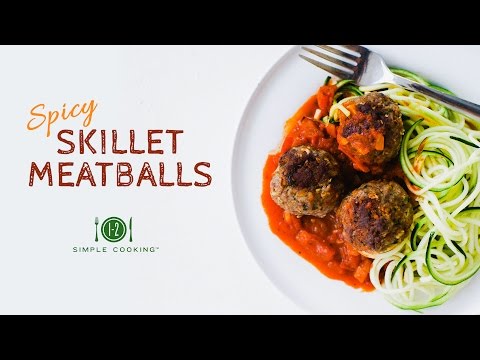 Spicy Skillet Meatballs