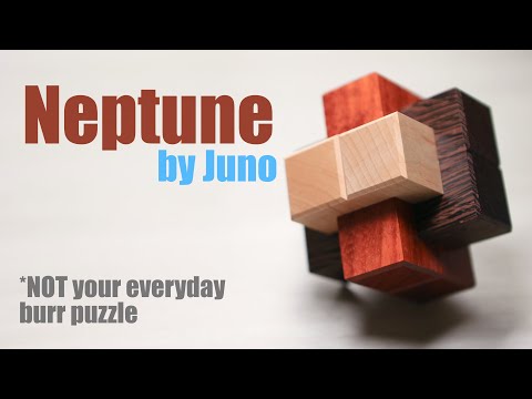 World's first solve video of the super limited Neptune burr puzzle #1 #toys #puzzle