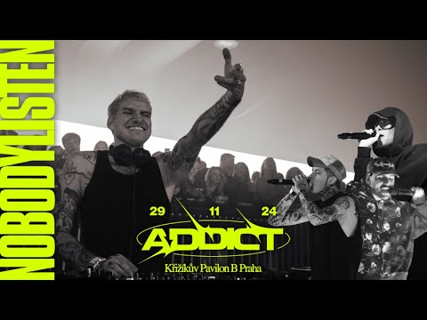 NobodyListen LIVE (ft. STEIN27, SIMILIVINLIFE & Dušan Vlk) @ Addict Rave Prague, 29.11.2024