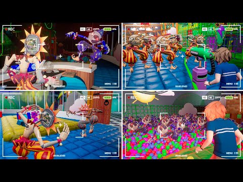 All FNAF Hidden Cameras in DAYCARE COMPILATION