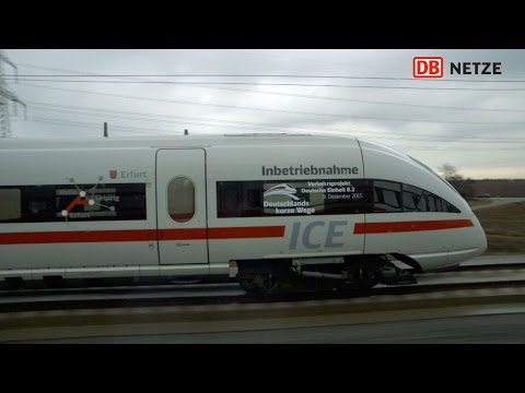 VDE 8.2 NEUBAUSTRECKE: Inbetriebnahme am 9. Dezember 2015