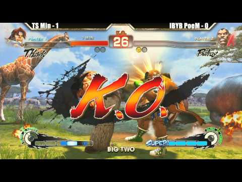 SSF4 AE 2012 TS Min vs IBYB PoeM - Big Two #9 Tournament