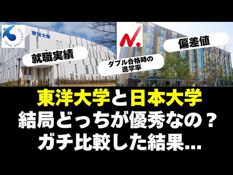 経営学科 東洋大学と日本大学ってどっちが優秀なの？【日東駒専】