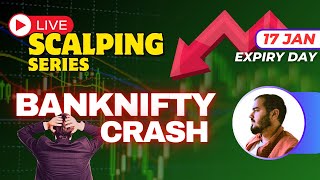 Banknifty Expiry Option Trading || 17th Jan || Intraday trading || #banknifty #nifty