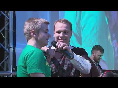 BigDaddy Battleroar (N0tail) Starladder 10 All Stars Match Intro Dota 2 "IDI NAHUI"